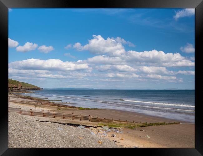 Amroth Beach, Pembrokeshire, Wales. Framed Print by Colin Allen