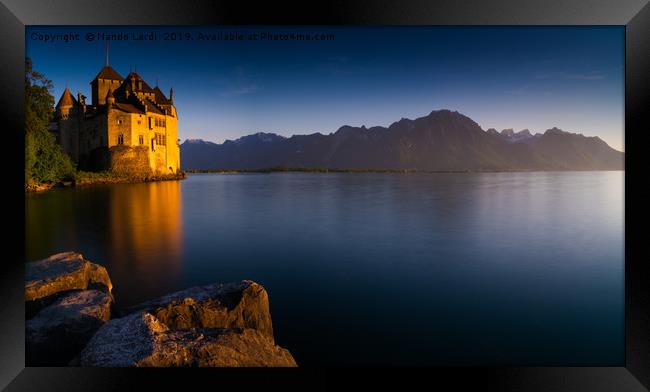 Chillon Castle Framed Print by DiFigiano Photography