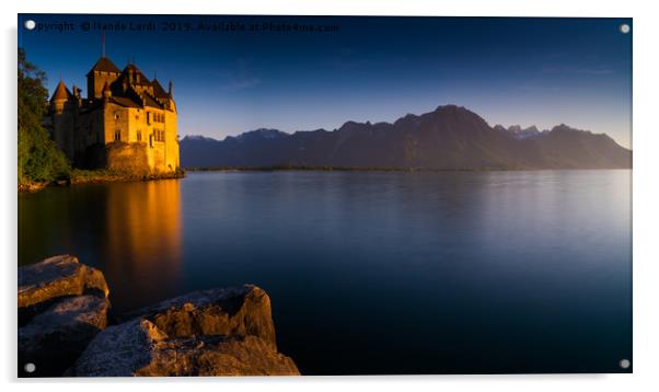Chillon Castle Acrylic by DiFigiano Photography