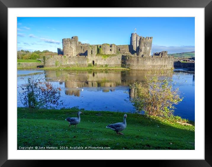 Castle in the Sun Framed Mounted Print by Jane Metters