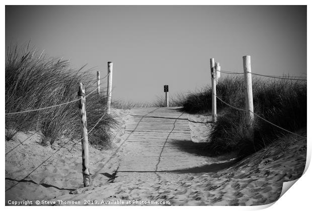 The Dunes at West Wittering Print by Steve Thomson