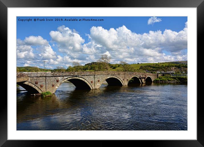 Pont ar Dyfi (Bridge on the Dovey) Framed Mounted Print by Frank Irwin