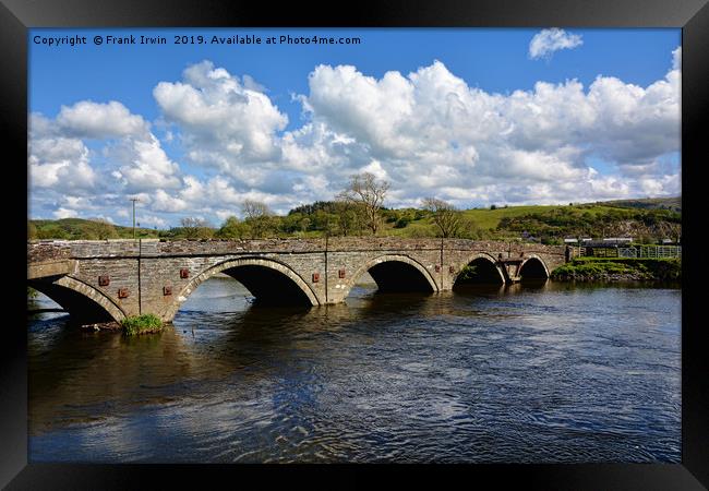 Pont ar Dyfi (Bridge on the Dovey) Framed Print by Frank Irwin
