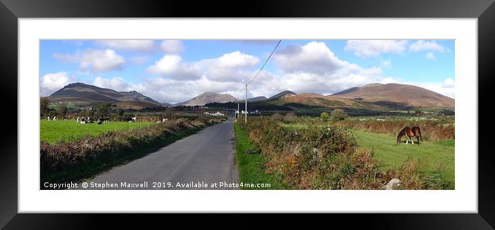 Mourne Mountains                           Framed Mounted Print by Stephen Maxwell