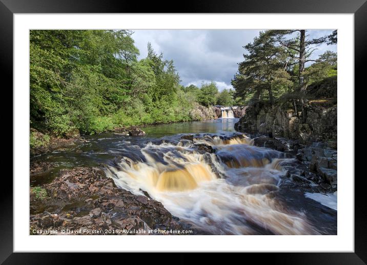 Low Force, Teesdale, County Durham, UK Framed Mounted Print by David Forster