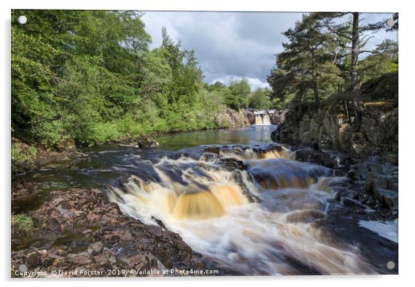 Low Force, Teesdale, County Durham, UK Acrylic by David Forster