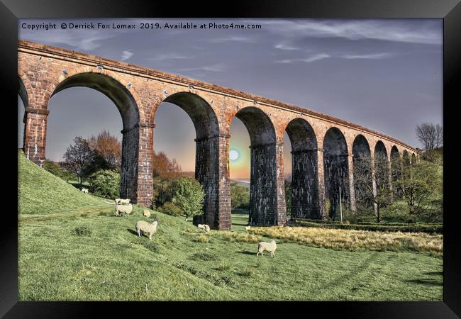 Lowgill Viaduct Framed Print by Derrick Fox Lomax