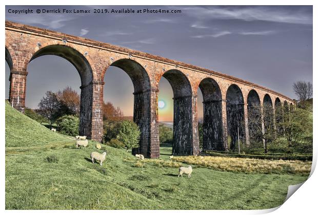 Lowgill Viaduct Print by Derrick Fox Lomax