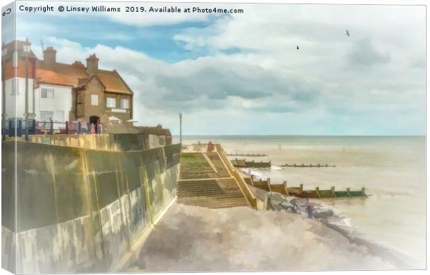 Sheringham, Norfolk Canvas Print by Linsey Williams