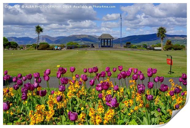 Rothesay Winter Gardens, Isle of Bute, Scotland Print by ALBA PHOTOGRAPHY