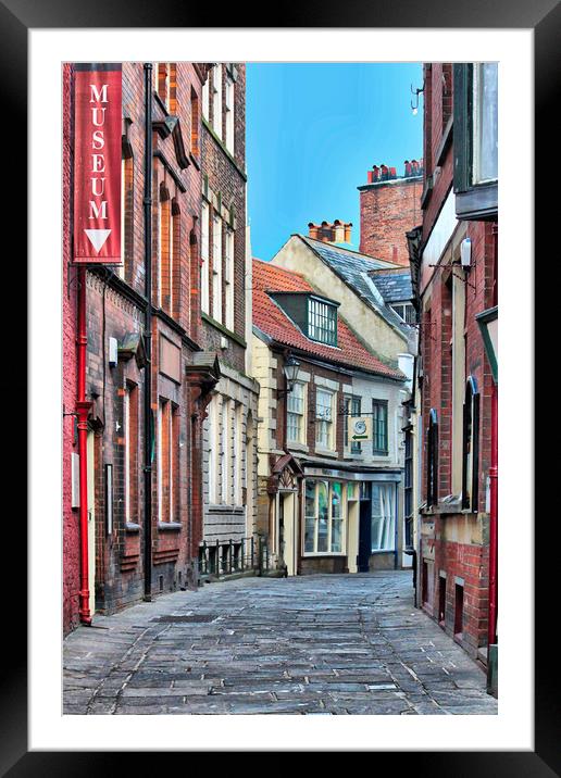 Whitby Yorkshire UK Framed Mounted Print by Irene Burdell