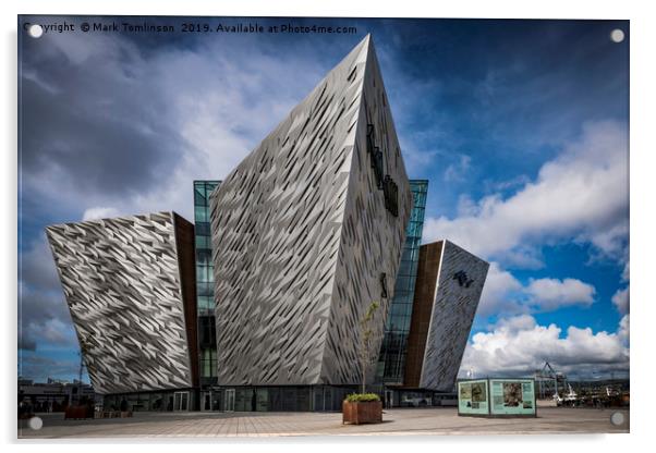 The Titanic Museum, Belfast Acrylic by Mark Tomlinson