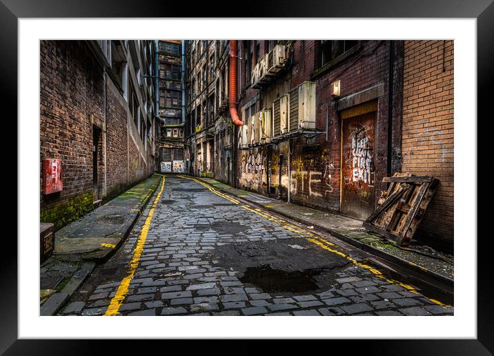 Union Street , Glasgow Framed Mounted Print by George Robertson