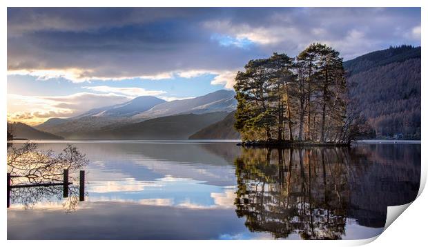 Loch tay  Print by Ray Tickle