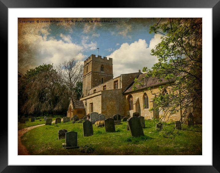 Church of St Peter Framed Mounted Print by Jason Williams