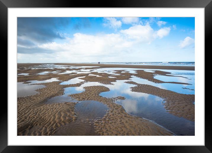 Tides pools  Framed Mounted Print by Andrew Michael