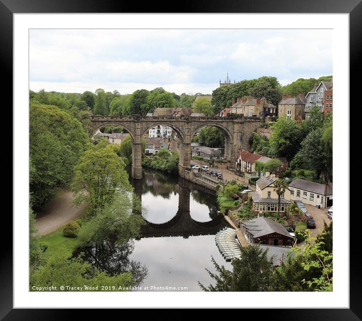 Knaresborough , North Yorkshire. Framed Mounted Print by Tracey Wood