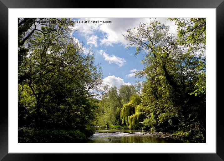 Bend in the River Blyth Framed Mounted Print by Jim Jones