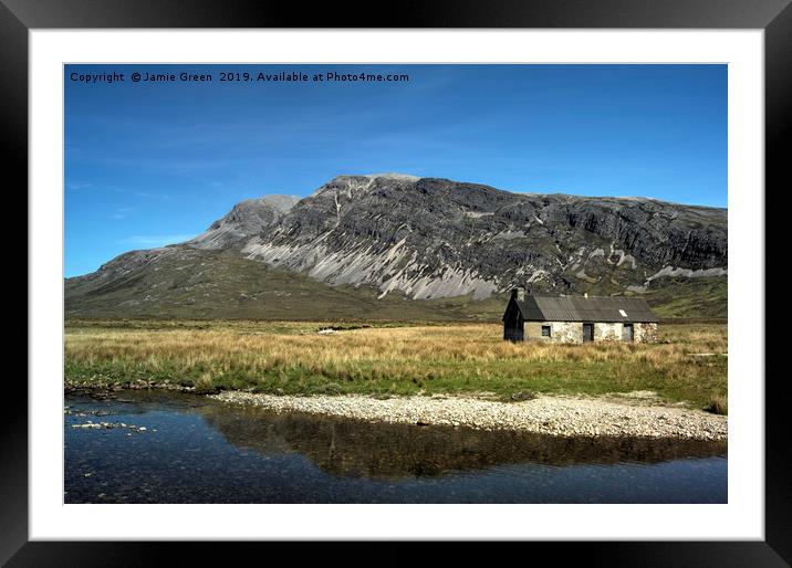 The Derelict Cottage Framed Mounted Print by Jamie Green