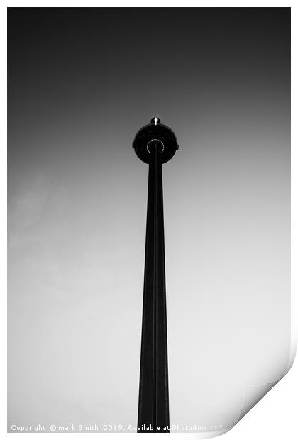 i360 tower Print by mark Smith