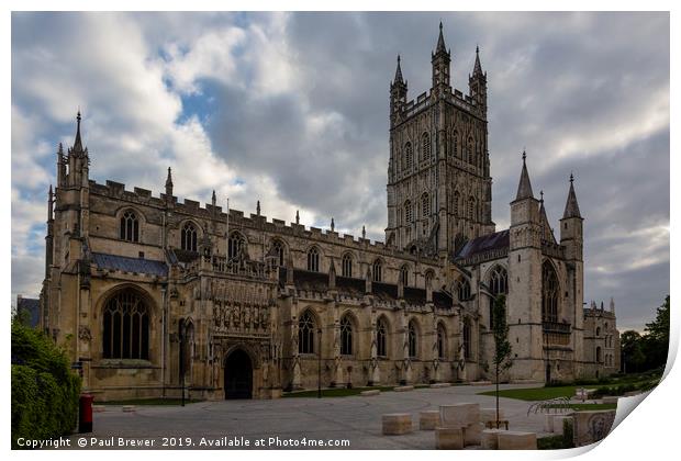 Gloucester Cathedral  Print by Paul Brewer