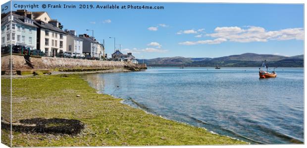 Aberdovey foreshore Canvas Print by Frank Irwin