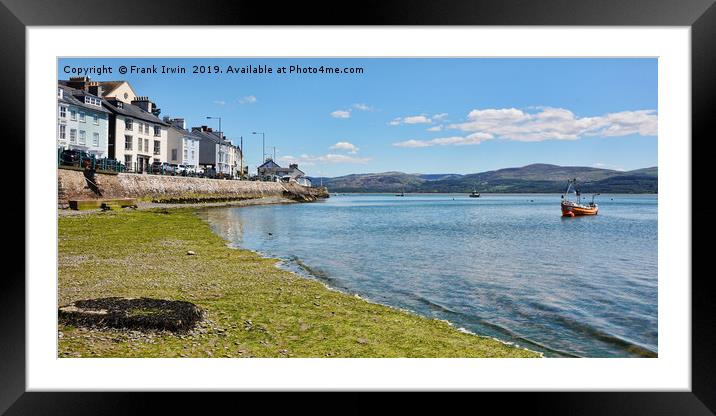 Aberdovey foreshore Framed Mounted Print by Frank Irwin