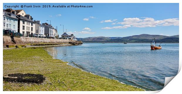 Aberdovey foreshore Print by Frank Irwin