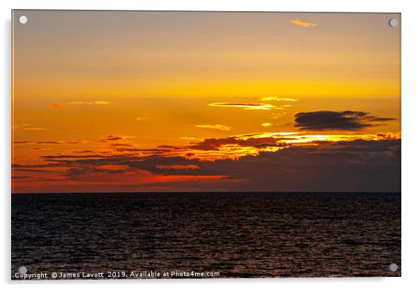 Aberafon Sunset Acrylic by James Lavott