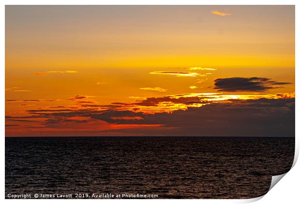 Aberafon Sunset Print by James Lavott