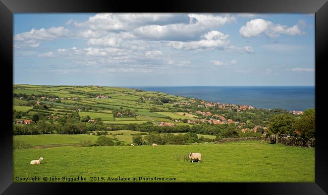 Robin Hood's Bay Framed Print by John Biggadike