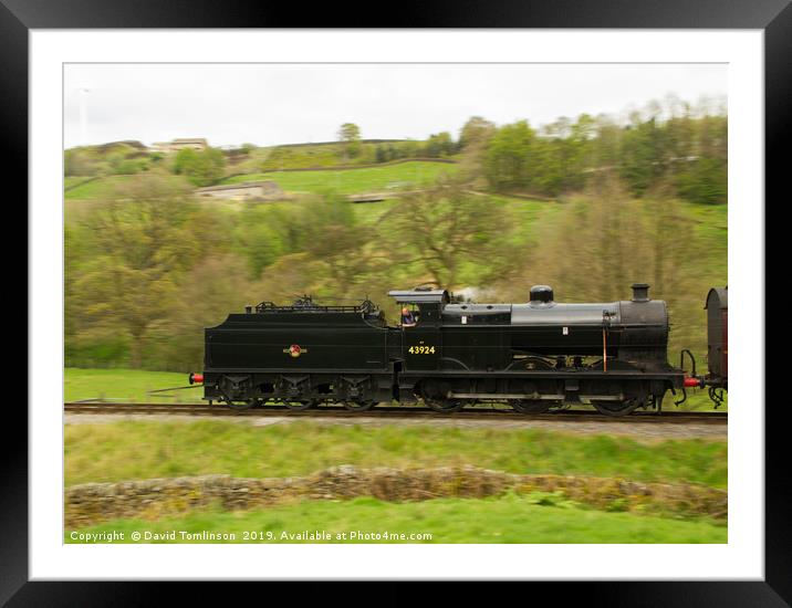 43924 - Panned  Framed Mounted Print by David Tomlinson
