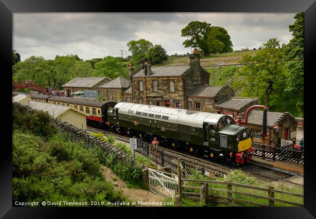 Class 40 D213 - Andania Goathland Framed Print by David Tomlinson