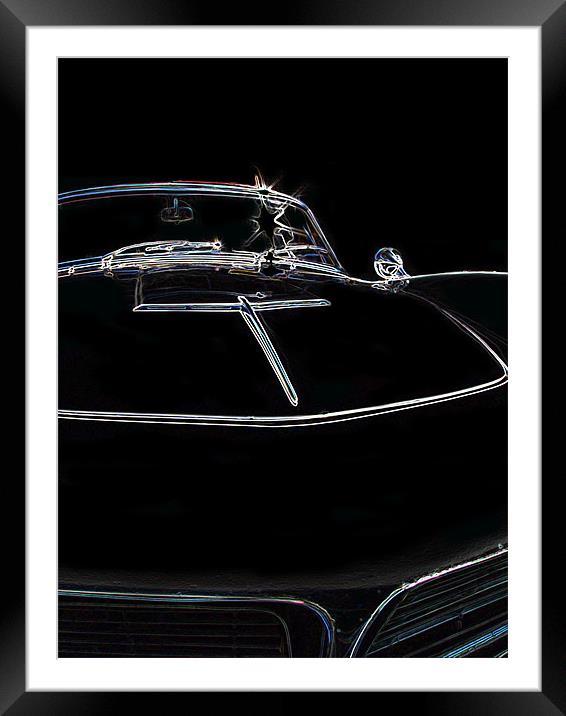Arty Sports car Framed Mounted Print by Mark Malaczynski