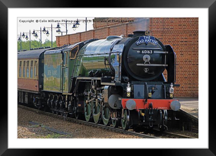 Tornado 60163 At Westfield Kirkgate 11.05.2019 - 2 Framed Mounted Print by Colin Williams Photography