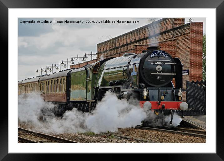 Tornado 60163 At Westfield Kirkgate 11.05.2019 - 3 Framed Mounted Print by Colin Williams Photography