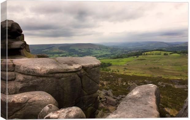 Stanage edge Canvas Print by Darren Burroughs