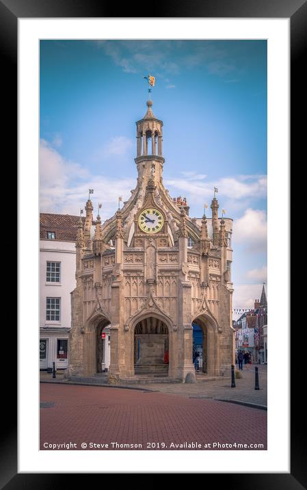 The Market Cross Chichester Framed Mounted Print by Steve Thomson