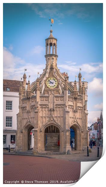 The Market Cross Chichester Print by Steve Thomson