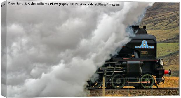 Tornado At The Ribblehead Viaduct - 4 Canvas Print by Colin Williams Photography