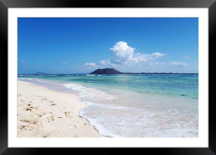 Corralejo Framed Mounted Print by Sarah Couzens