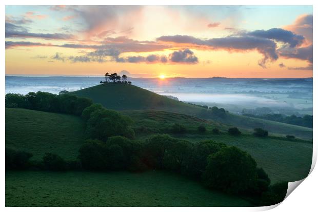 Colmer's Summer Sunrise Print by David Neighbour