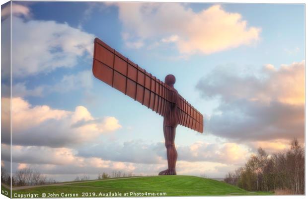 Iconic Northern Angel Canvas Print by John Carson