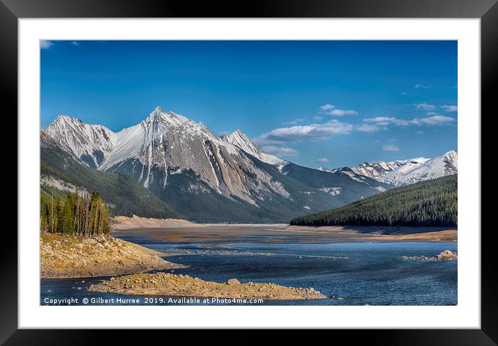 Awe-Inspiring Odyssey Through Canada's Alpine Wild Framed Mounted Print by Gilbert Hurree