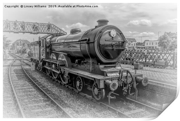 Steam Train B12 – 8572  Print by Linsey Williams