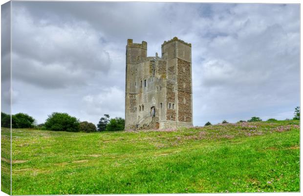 Orford Castle Canvas Print by Diana Mower