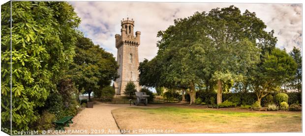 The Victoria Tower in St Peter, Guernsey. Canvas Print by RUBEN RAMOS