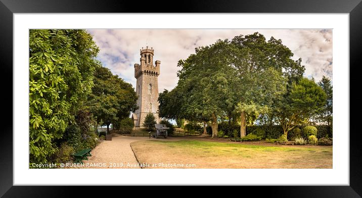  The Victoria Tower in St Peter, Guernsey. Framed Mounted Print by RUBEN RAMOS