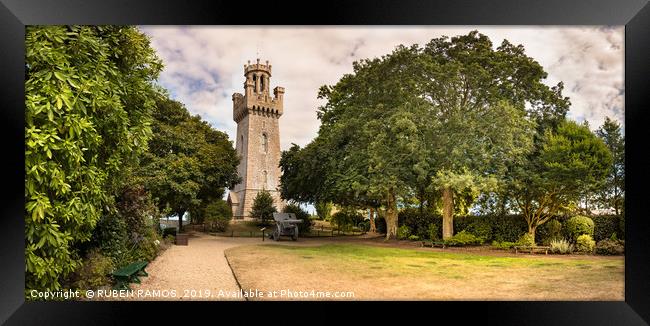  The Victoria Tower in St Peter, Guernsey. Framed Print by RUBEN RAMOS