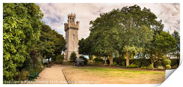  The Victoria Tower in St Peter, Guernsey. Print by RUBEN RAMOS